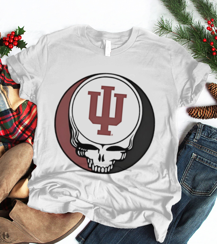 Indiana University Grateful Dead Steal Your Face Mashup T-Shirt