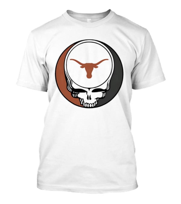 University Of Texas Longhorns Grateful Dead Skull Emblem T-Shirt