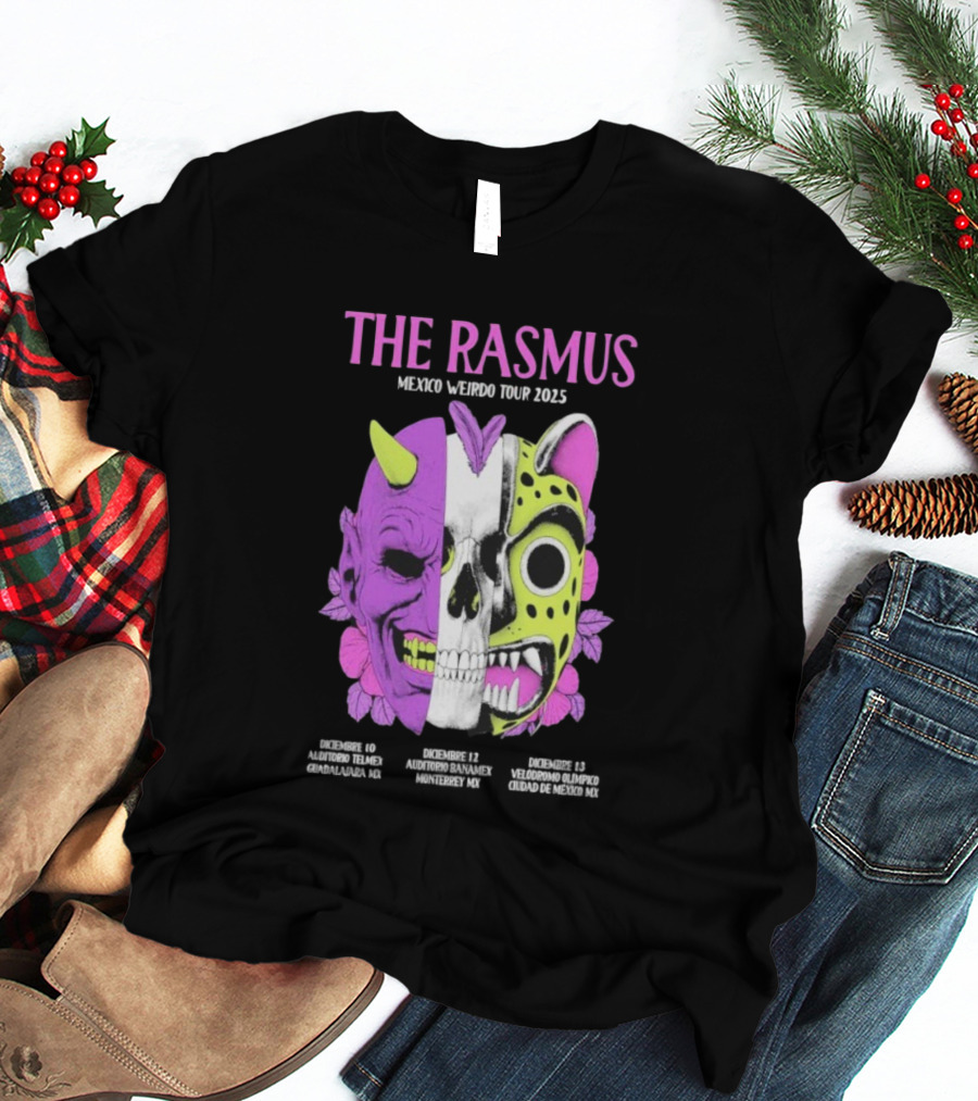 The Rasmus Mexico Weird Tour 2025 Auditorio Telmex Guadalajara Dec 10 T-Shirt