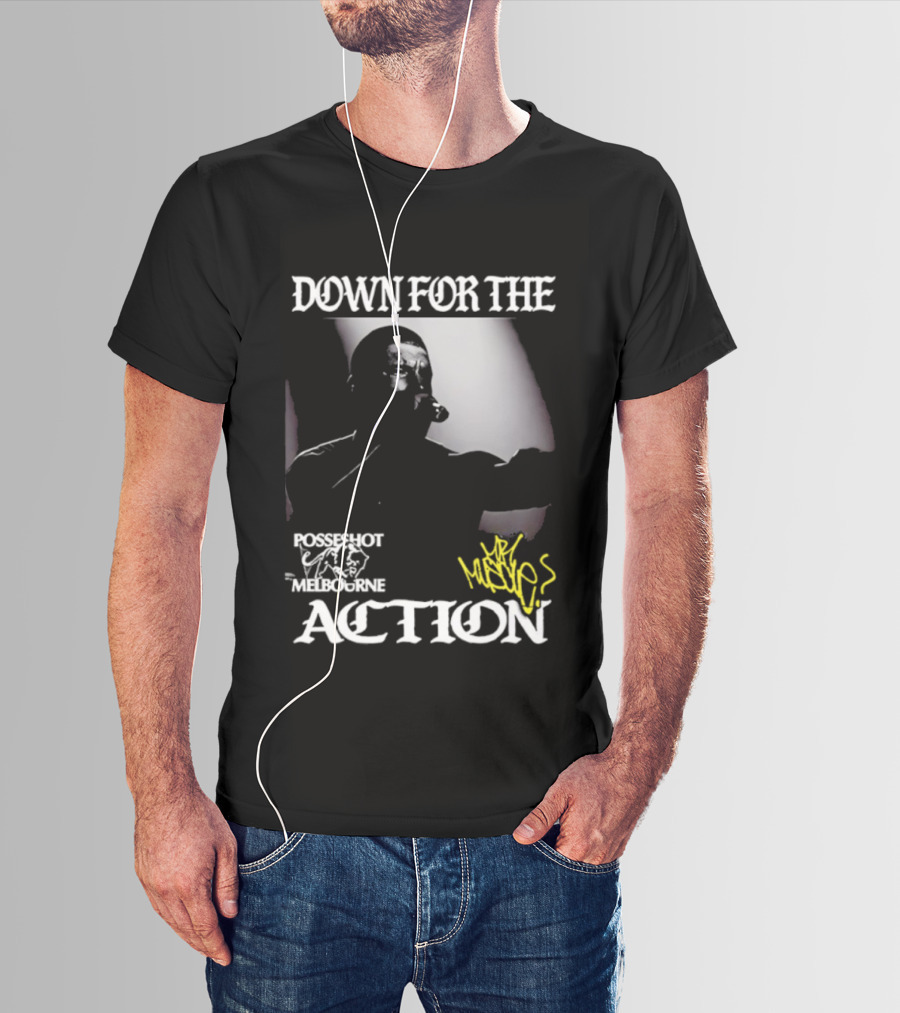 DOWN FOR THE ACTION POSSESHOT MELBOURNE HANDSæ T-Shirt