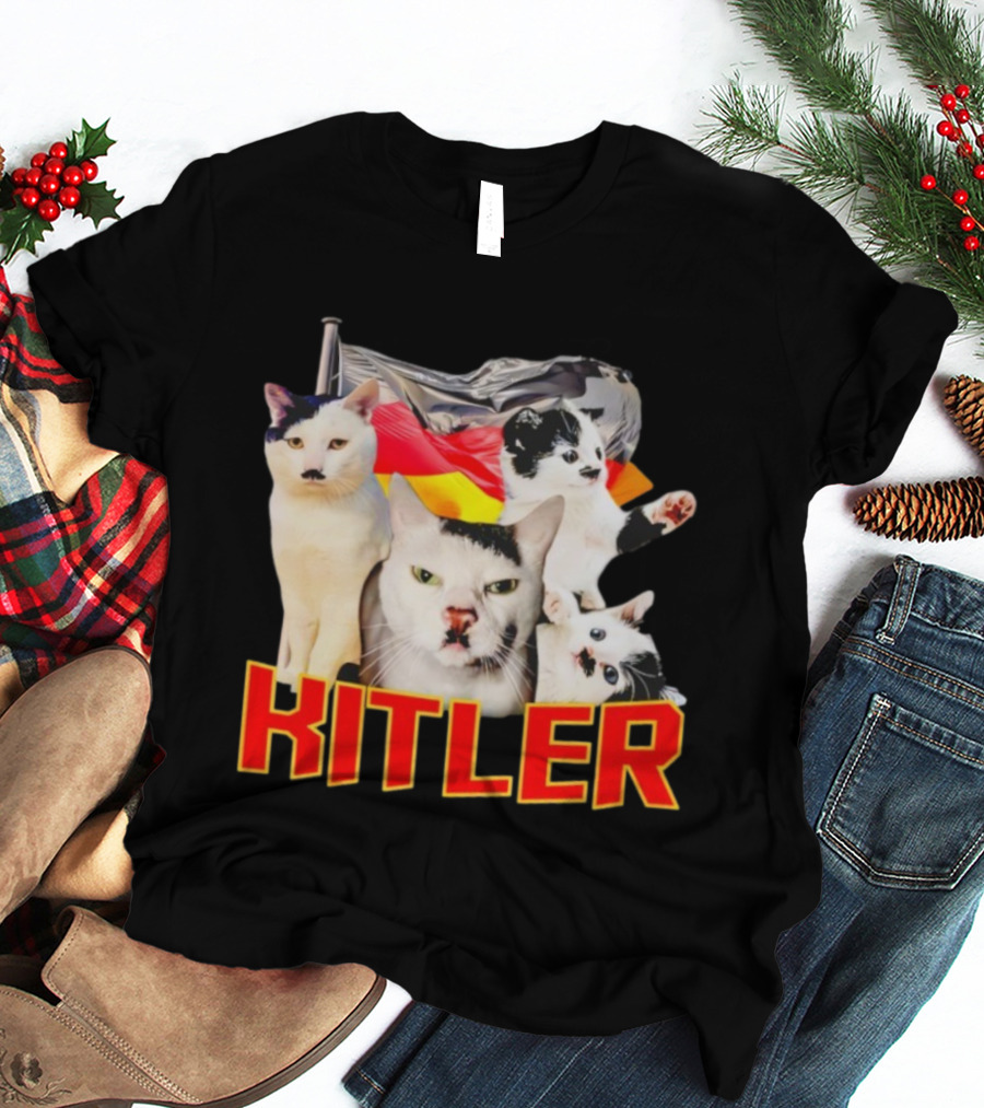 Kitler Cat Meme German Flag Humor T-Shirt