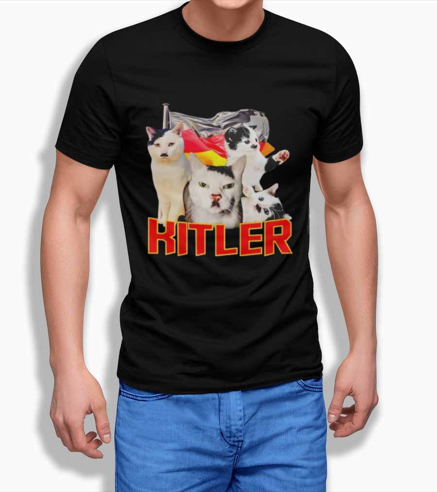 Kitler Cat Meme German Flag Humor T-Shirt