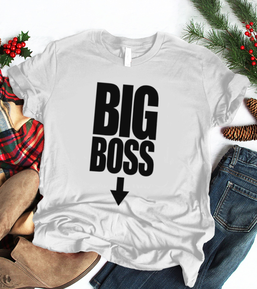 Big Boss Arrow Down Humor Trend T-Shirt