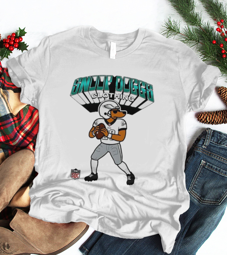 Snoop Dogg Clothing Philadelphia Eagles Football Character SDC T-Shirt