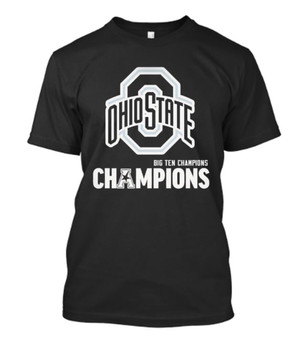 Big Ten Champions Ohio State Buckeyes Winners Logo T-Shirt