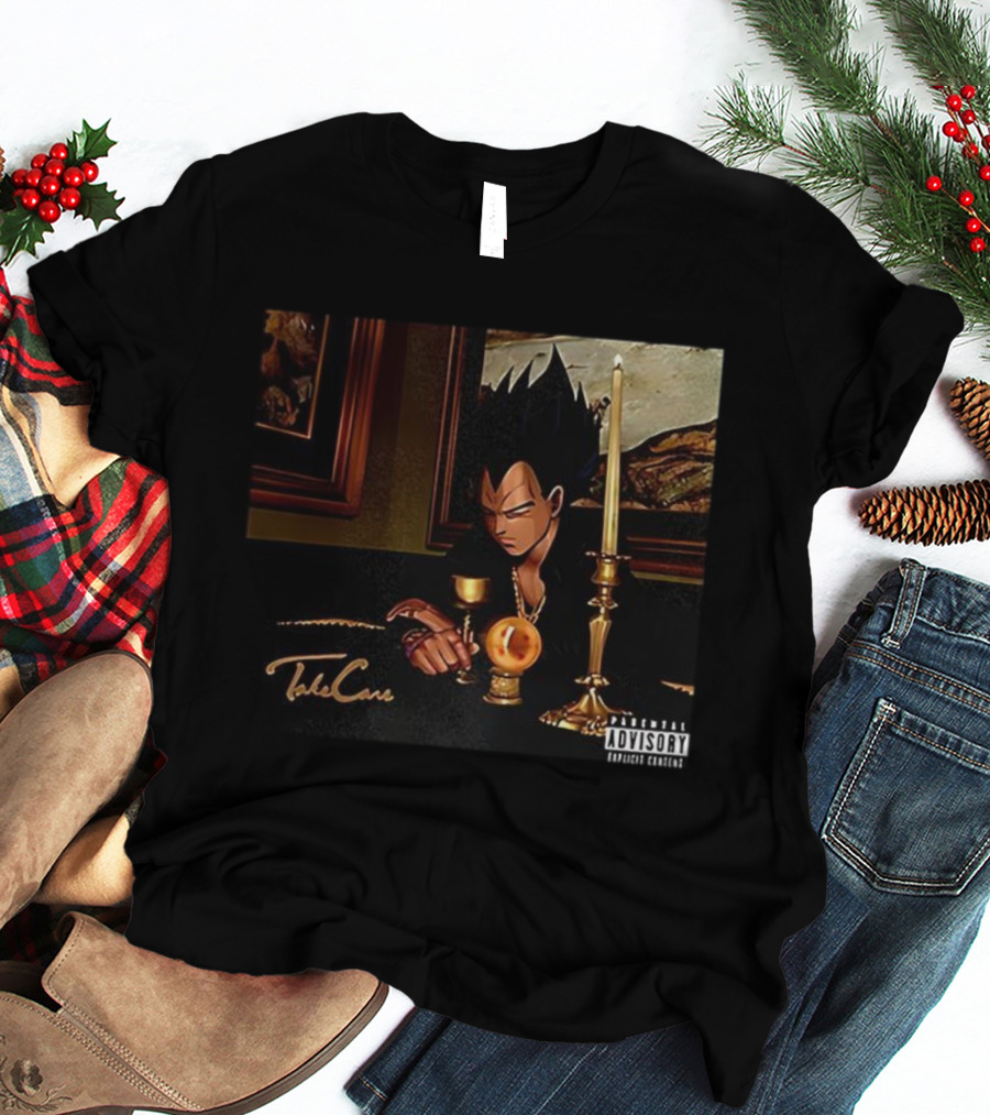Dragon Ball Vegeta Take Care Parody With Saiyan And Dragon Ball Symbolism T-Shirt