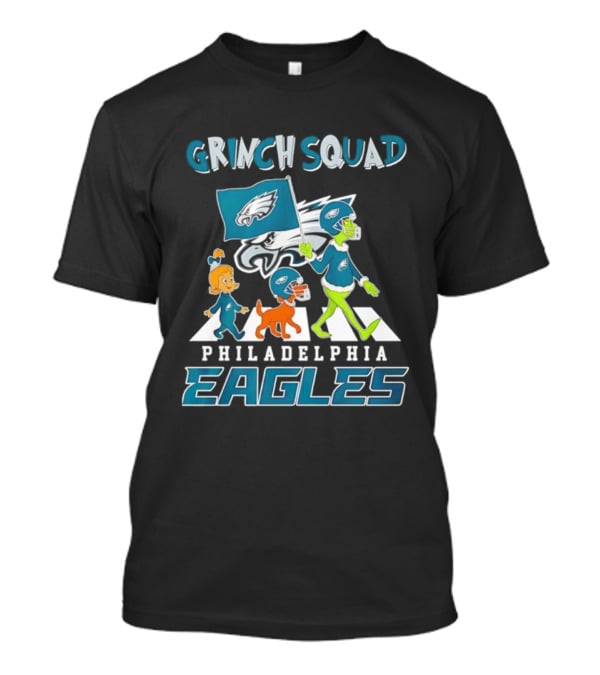 Grinch Squad Philadelphia Eagles Family Walk T-Shirt