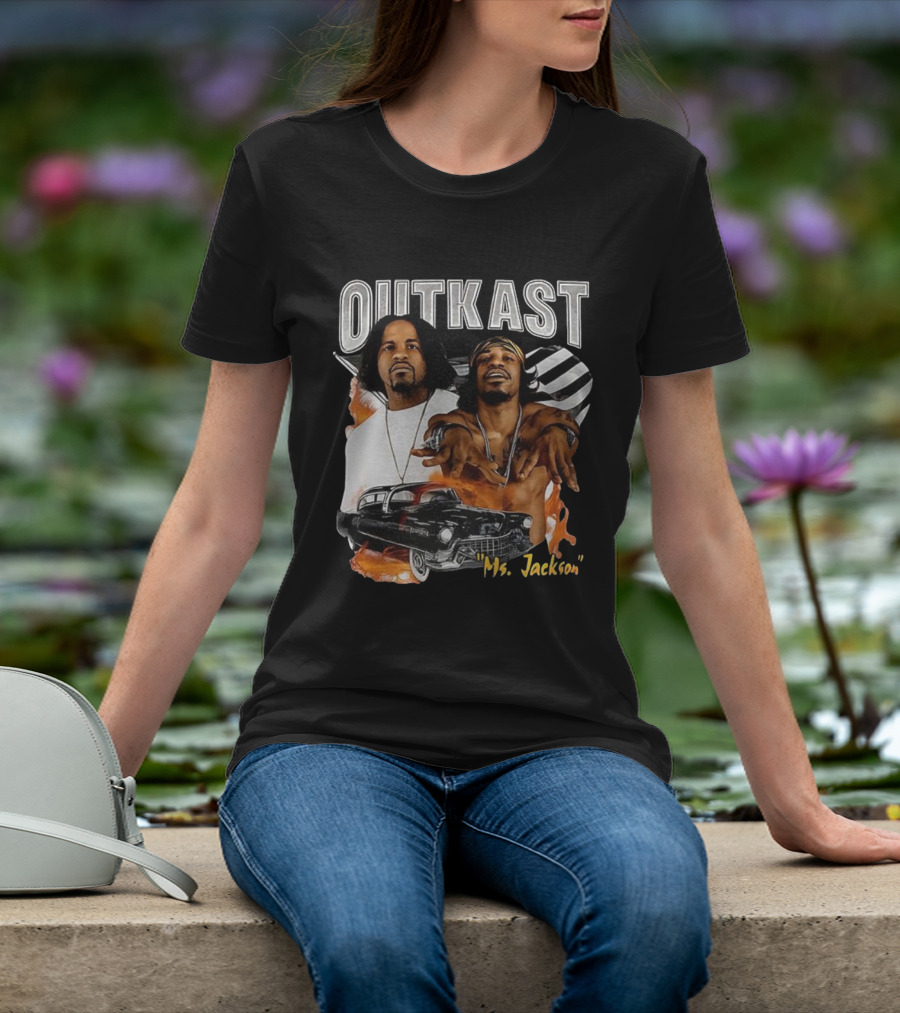 Outkast Ms. Jackson Classic Car Music Icon Tribute T-Shirt