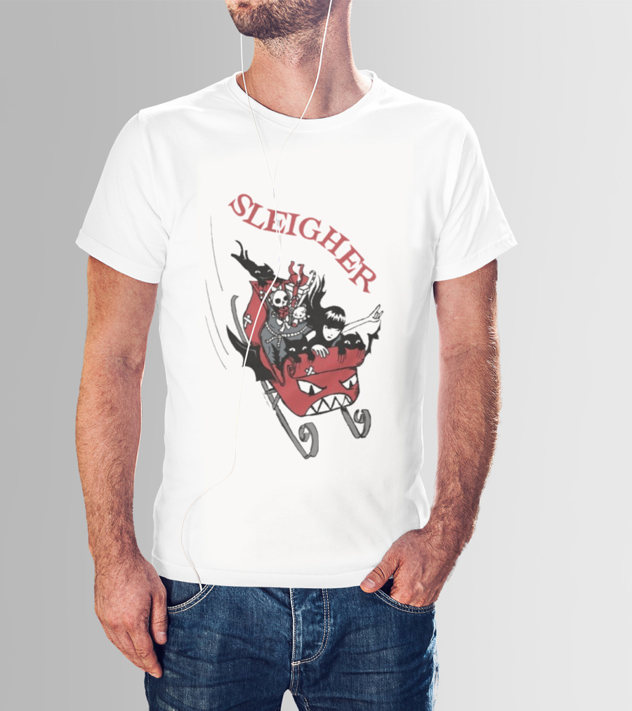 Sleigher Emily Strange Christmas T-Shirt