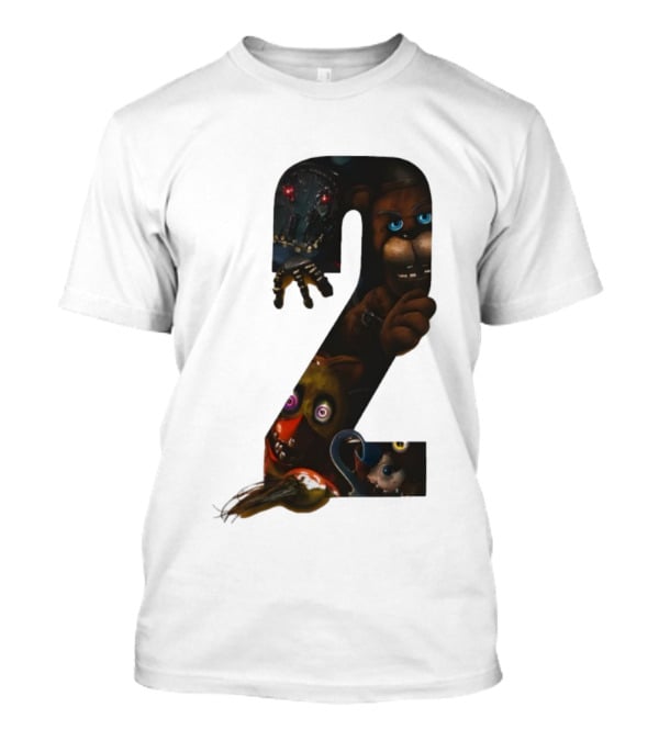 Five Nights At Freddy's 2 Character Collage Animatronics T-Shirt