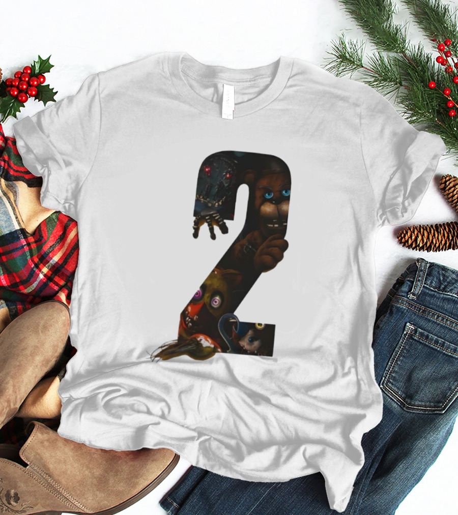 Five Nights At Freddy's 2 Character Collage Animatronics T-Shirt