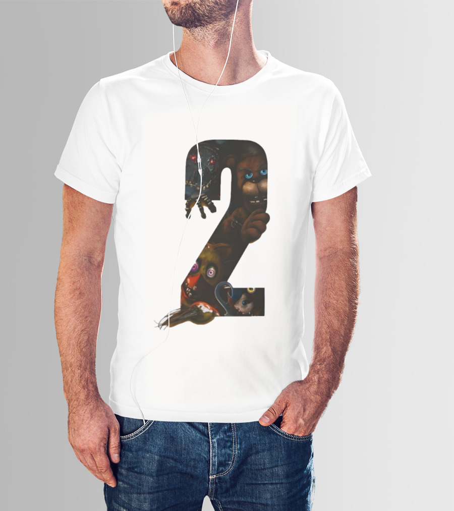 Five Nights At Freddy's 2 Character Collage Animatronics T-Shirt