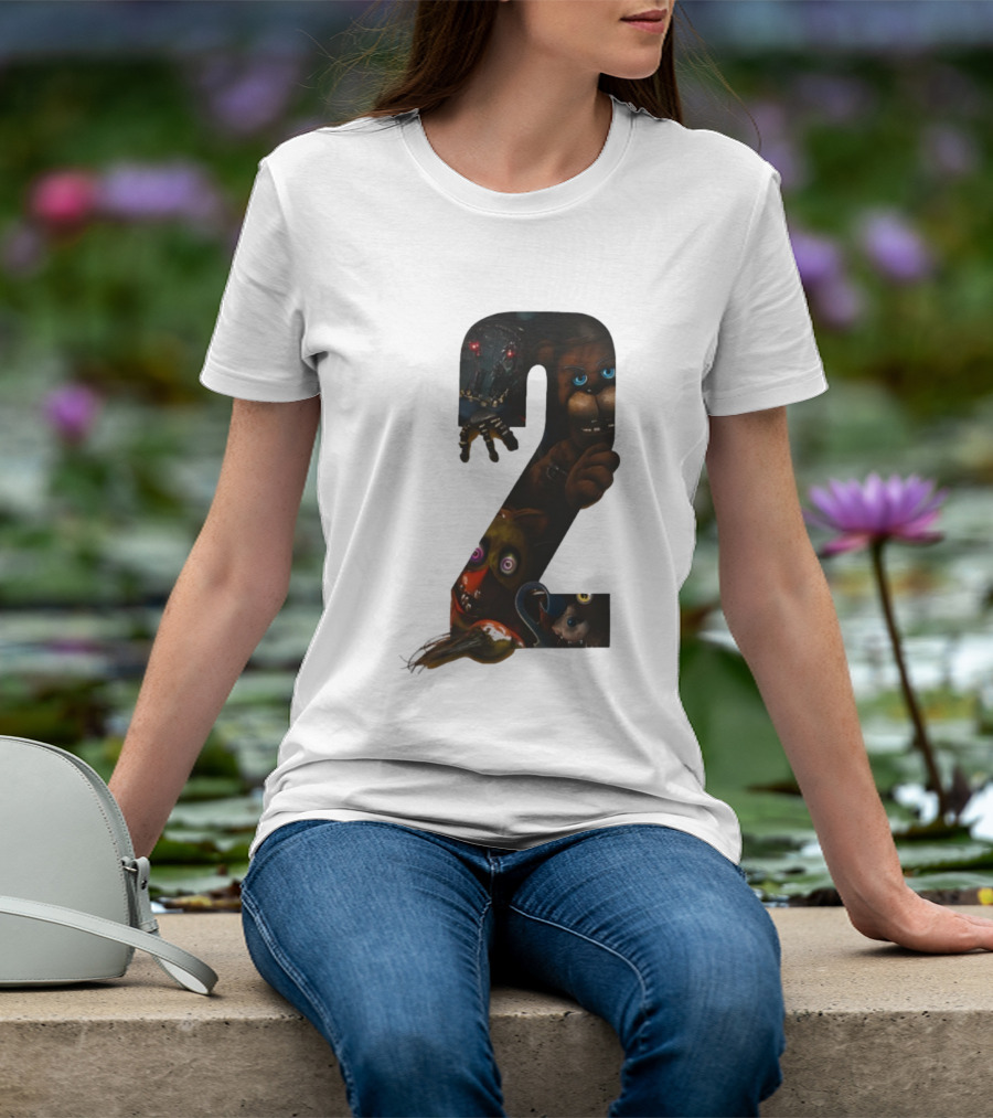 Five Nights At Freddy's 2 Character Collage Animatronics T-Shirt