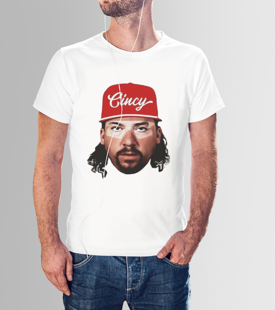 Kenny Powers Cincy Red Cap Character Portrait T-Shirt