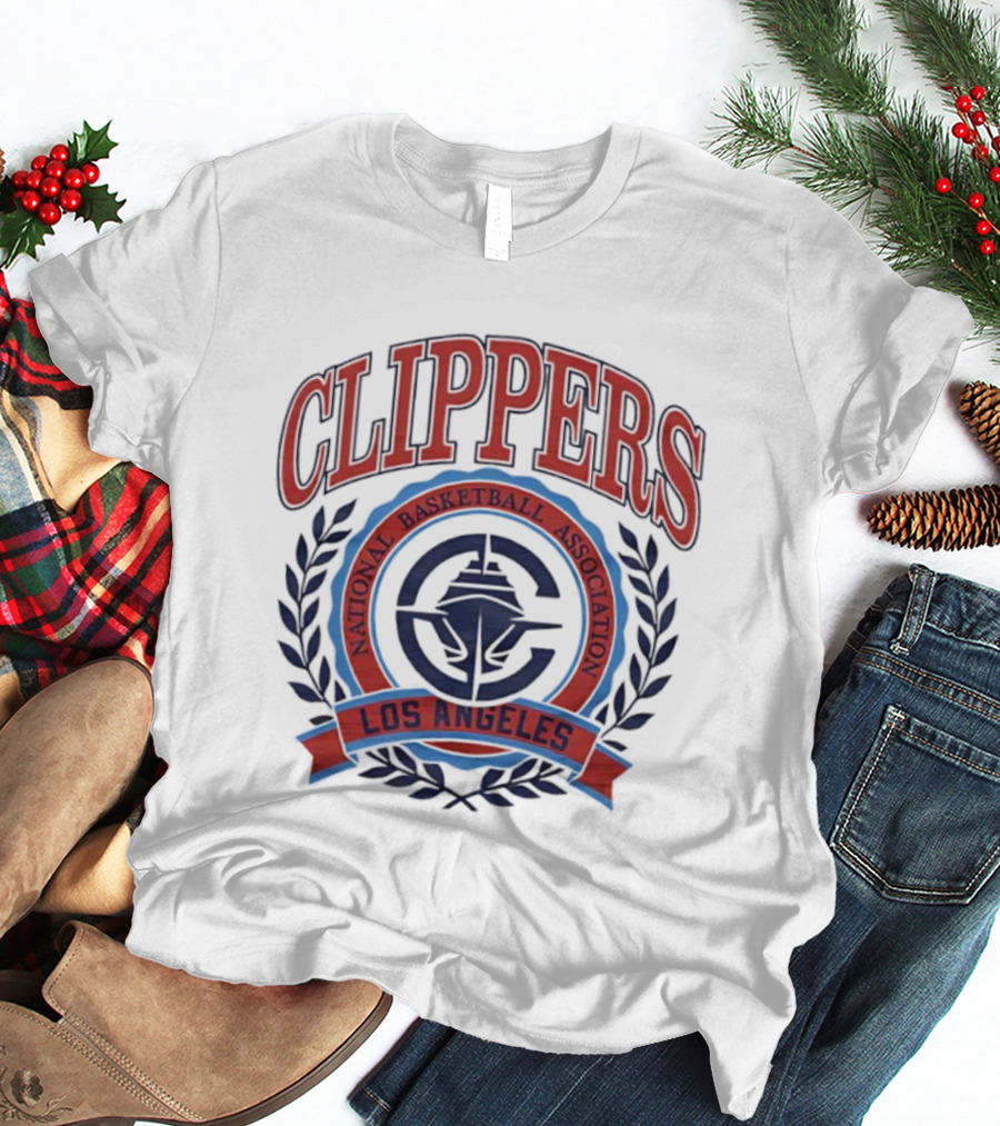 Los Angeles Clippers National Basketball Association Crest Clippers T-Shirt