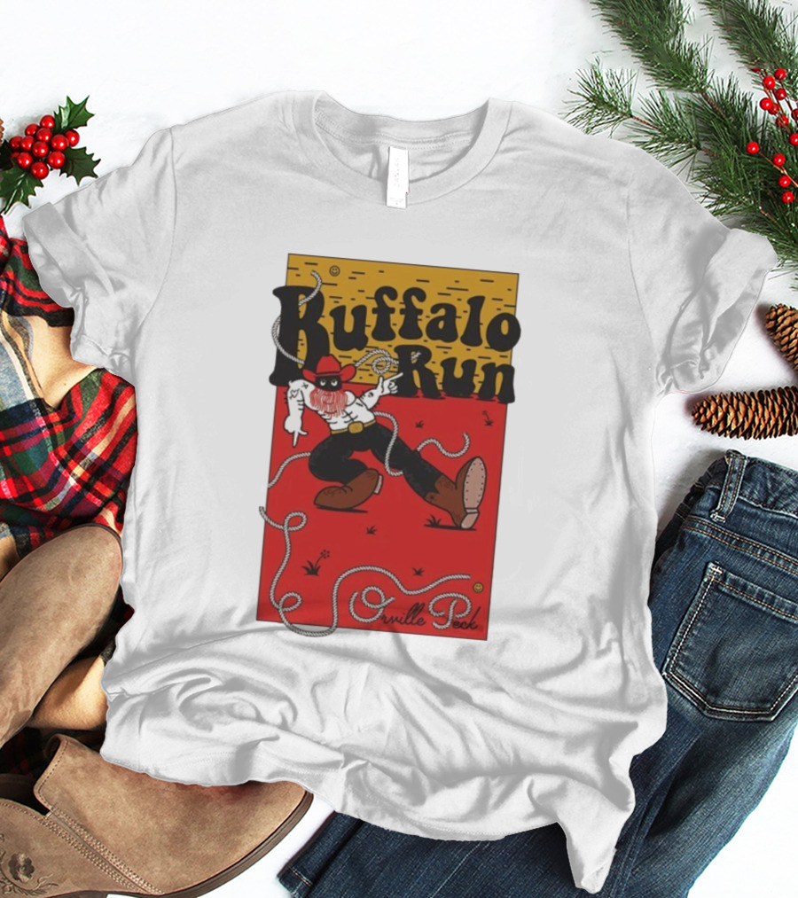 Buffalo Run Orville Peck Rope Cowboy Red Hat Boots T-Shirt