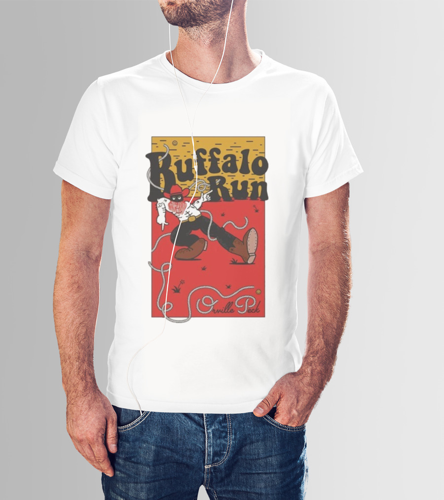 Buffalo Run Orville Peck Rope Cowboy Red Hat Boots T-Shirt