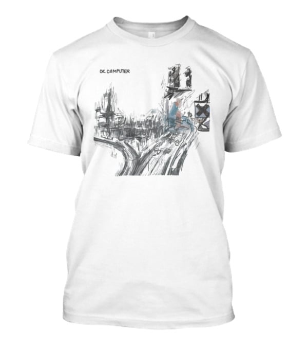 Radiohead OK Computer Album Artwork Print T-Shirt