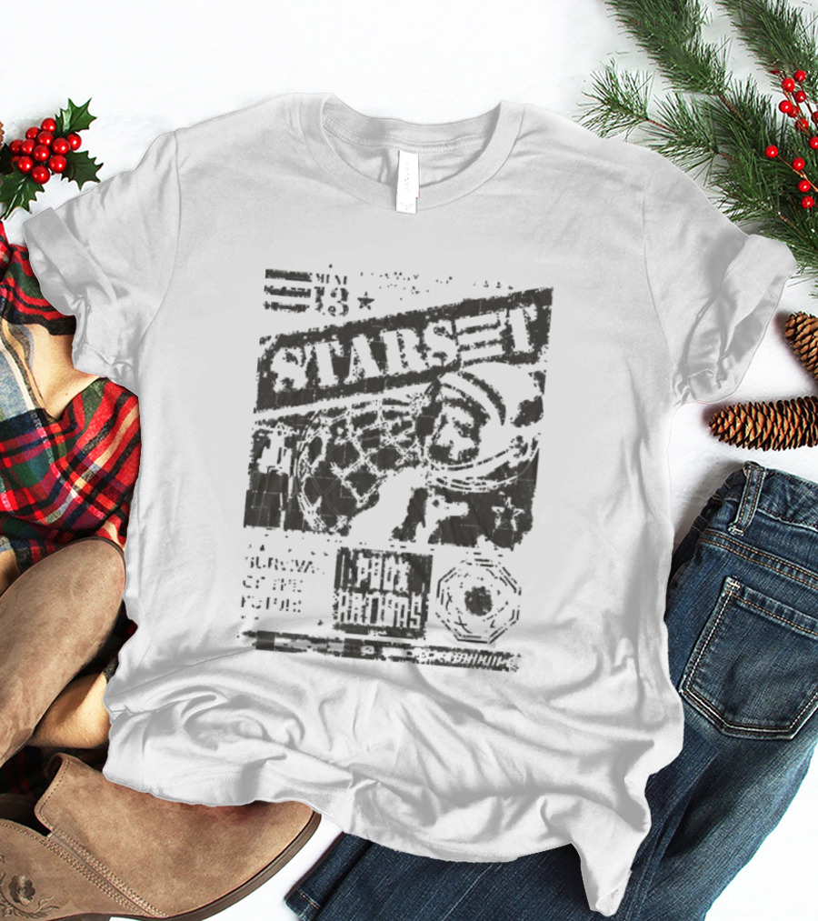 Starset Prox Rations Survival Of The Future Ration Элрево Сгетые Pectodoc Eleven Hour 13 T-Shirt