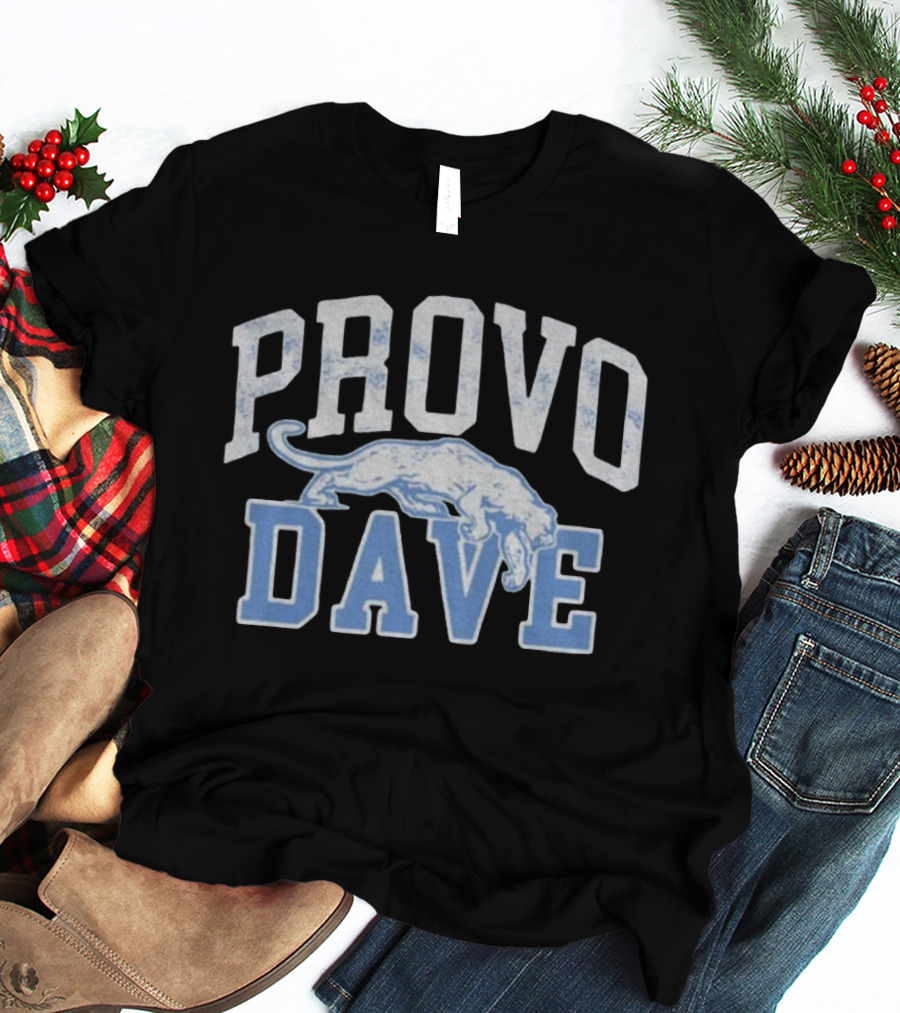 Provo Dave BYU Cougars Panther Vintage Style T-Shirt