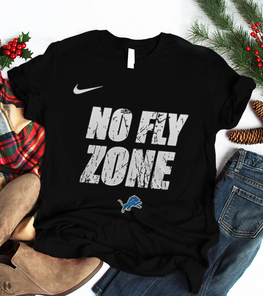 Nike Detroit Lions No Fly Zone Dan Campbell T-Shirt