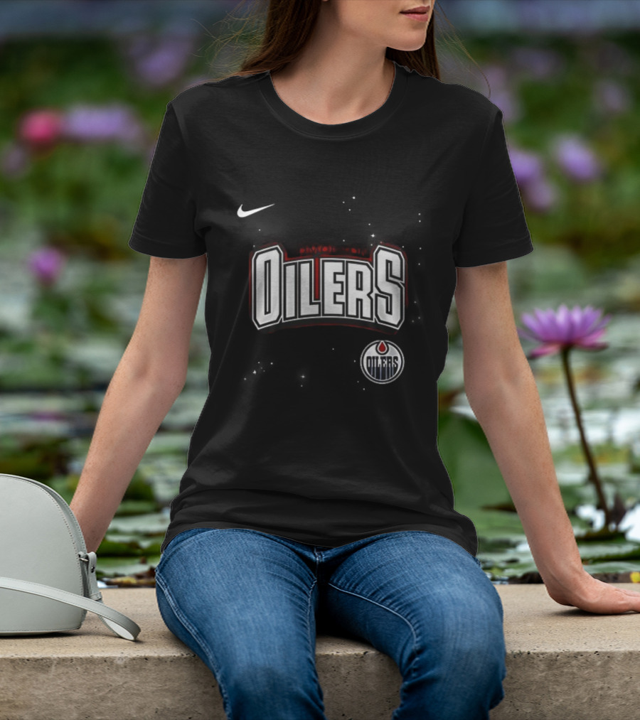 Edmonton Oilers X Iconic Co Headlining Finger Eleven Headstones The Tea Party Graphic T-Shirt