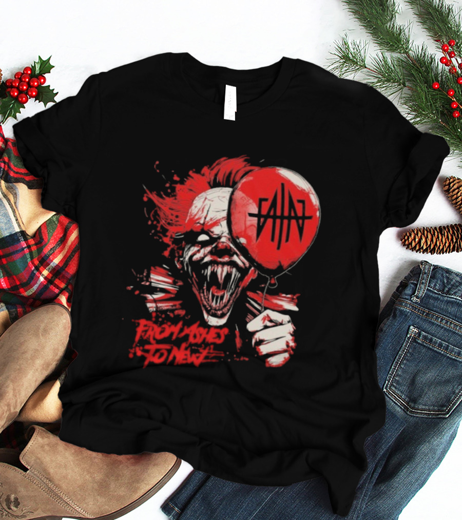 From Ashes To New Pennywise Balloon Fan Art T-Shirt