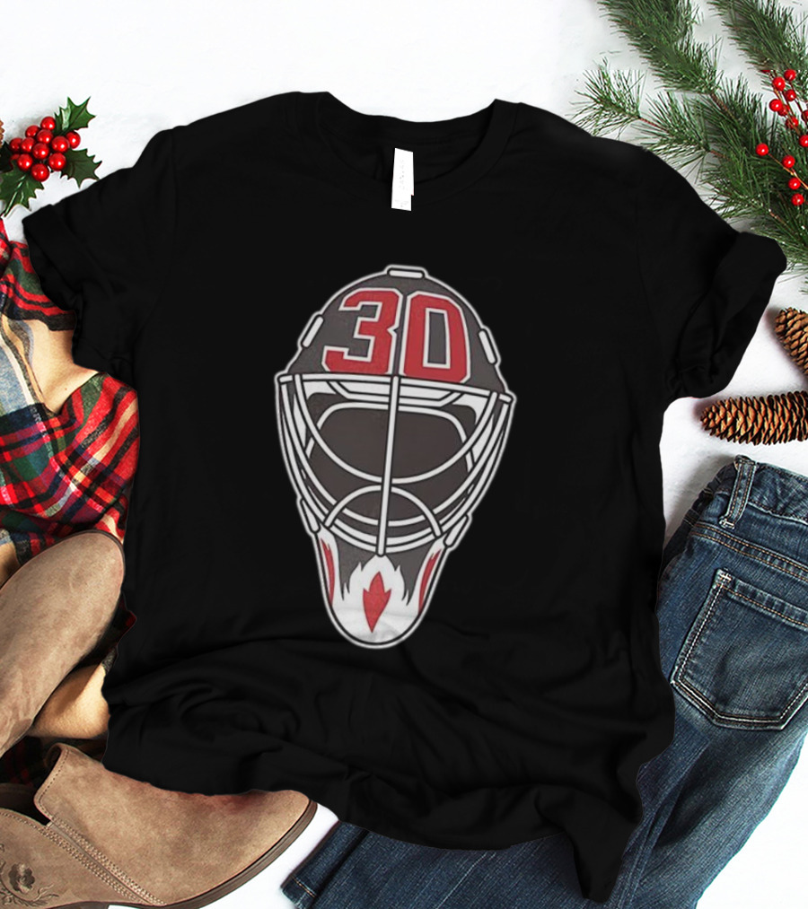 New Jersey Devils Number 30 Goalie Mask T-Shirt