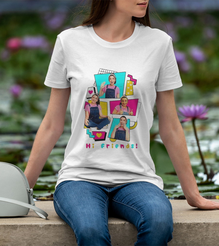 Hi Friends Ms. Rachel 80’s Vibe Retro Style T-Shirt