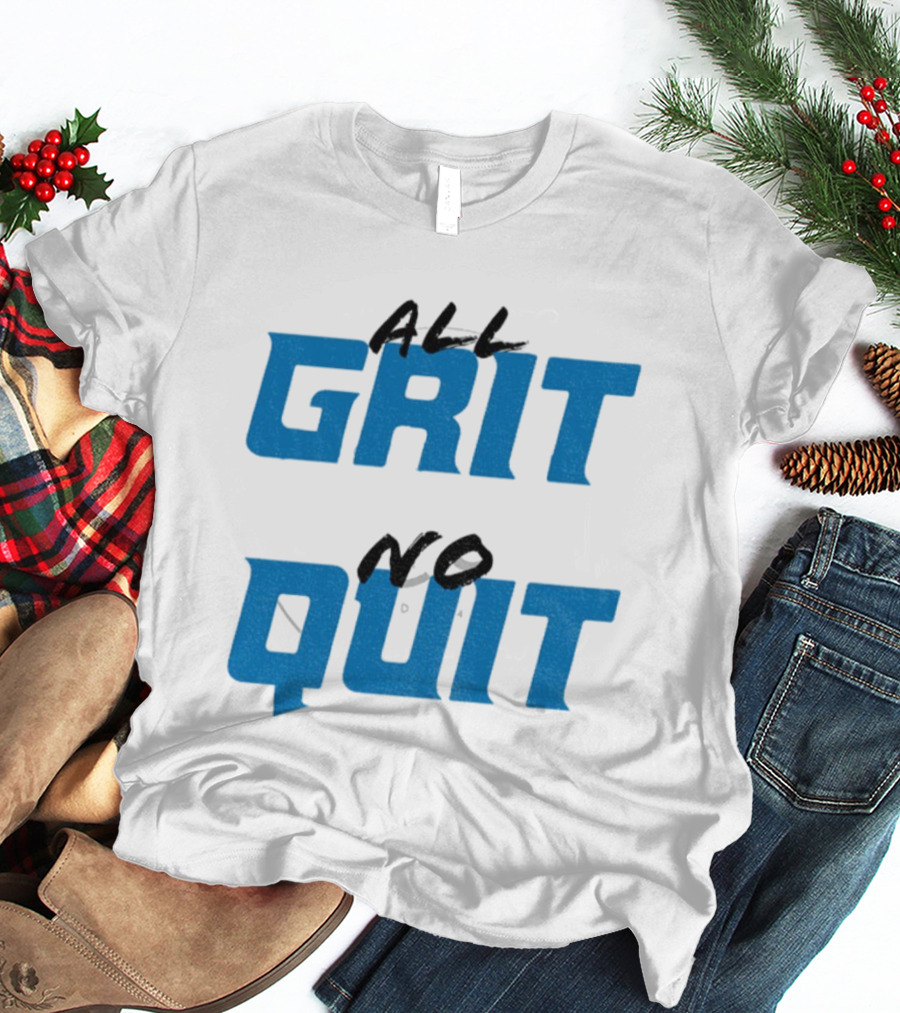 Detroit Lions NFL All Grit No Quit 2025 T-Shirt