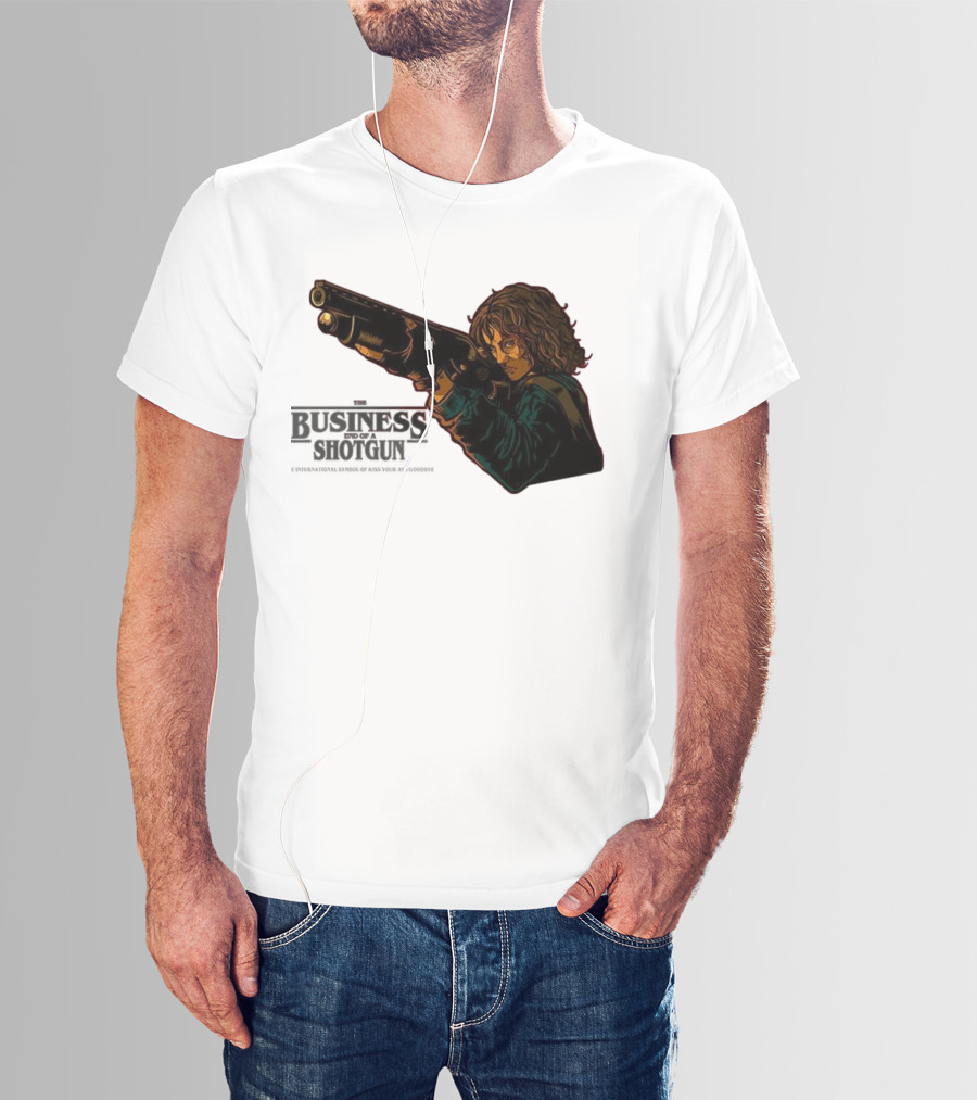 The Business End Of A Shotgun International Symbol Of Kiss Your Ass Goodbye T-Shirt