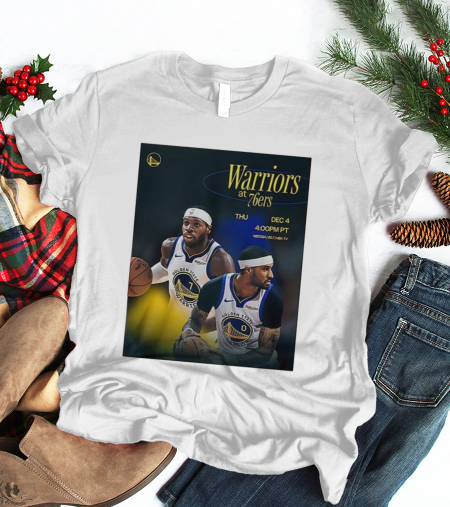 Warriors At 76ers Thu Dec 4 4:00 PM PT NBA TV T-Shirt