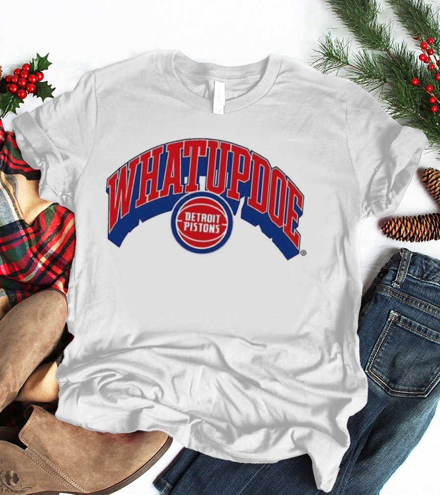 Whatupdoe Detroit Pistons Basketball T-Shirt