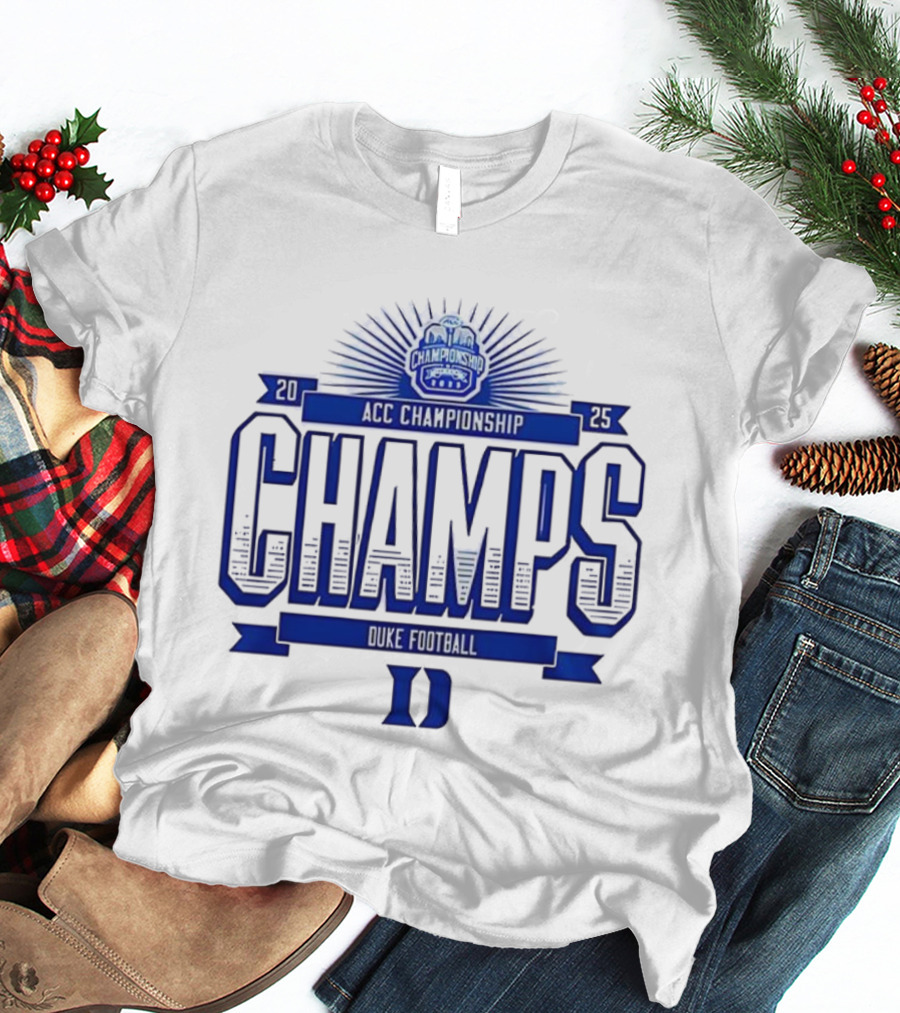 Duke Football ACC Championship Champs 2025 T-Shirt