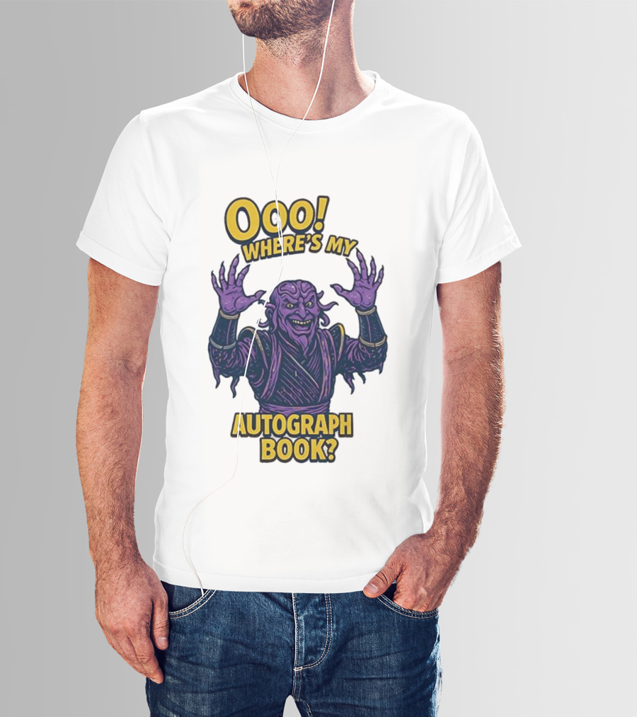 Ivan Ooze Ooo Where's My Autograph Book T-Shirt
