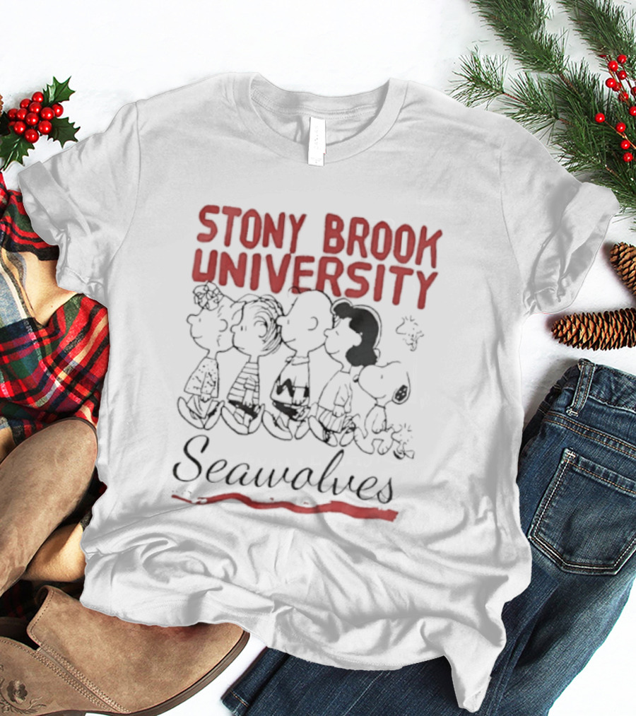 Stony Brook University Peanuts Gang Seawolves T-Shirt