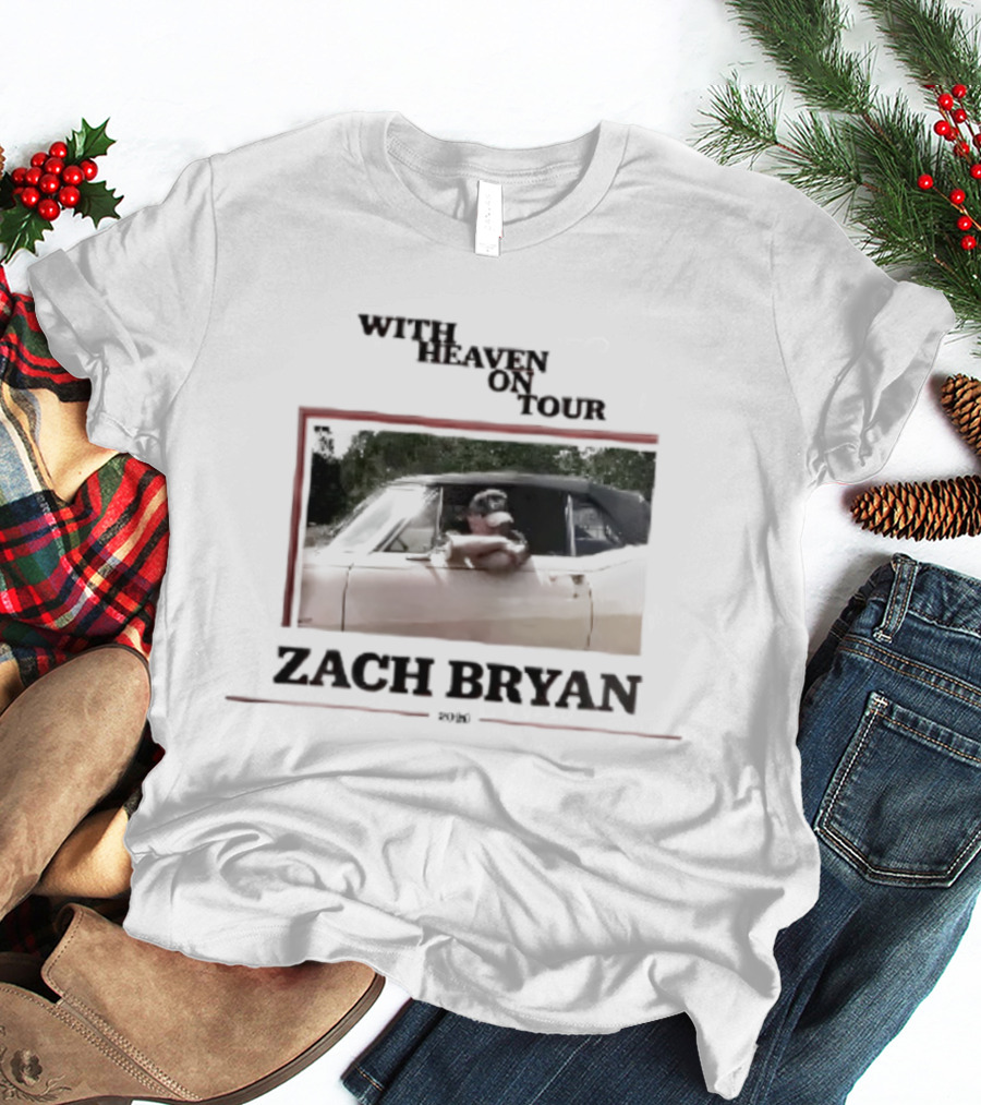 Zach Bryan With Heaven On Tour 2026 T-Shirt