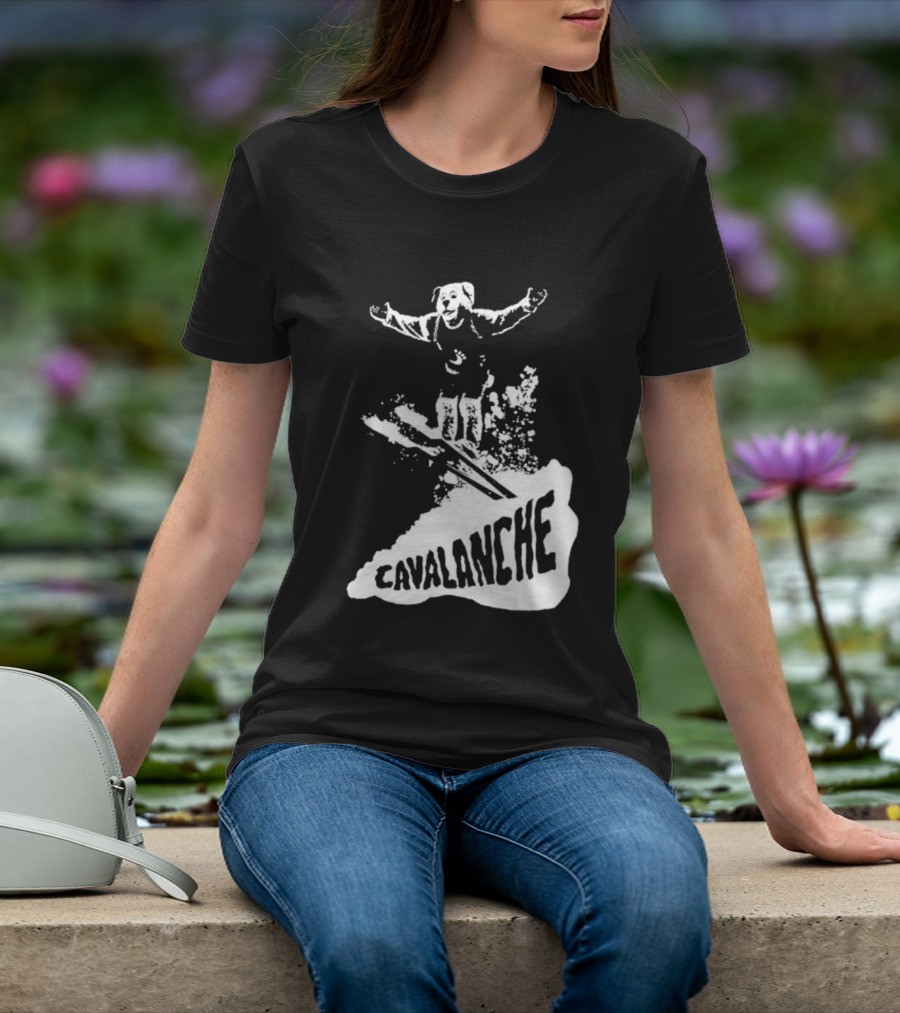 Cleveland Cavaliers Cavalanche Moondog Ski Mascot Adventure T-Shirt