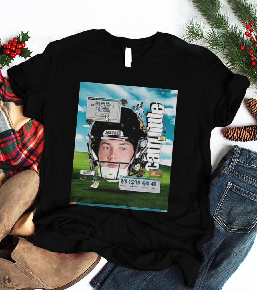 Cam Little 68-Yard Field Goal Record NFL Jaguars Kicker Wow T-Shirt