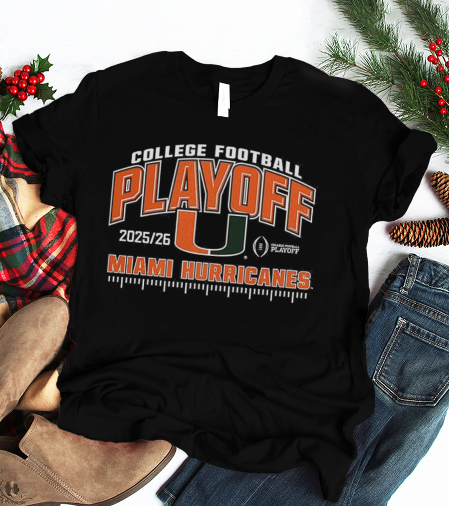 Miami Hurricanes U College Football Playoff 2025 2026 T-Shirt