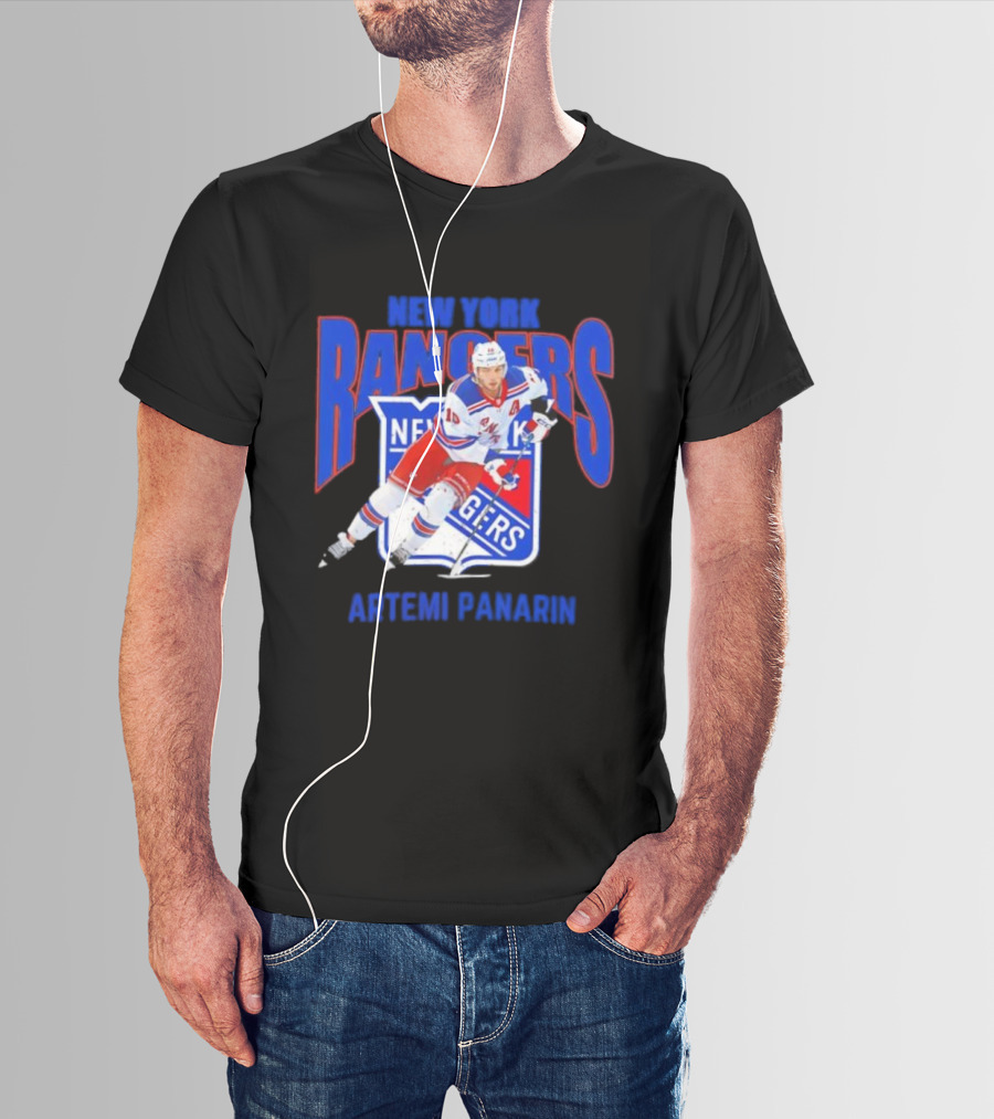 New York Rangers Artemi Panarin Playoffs T-Shirt