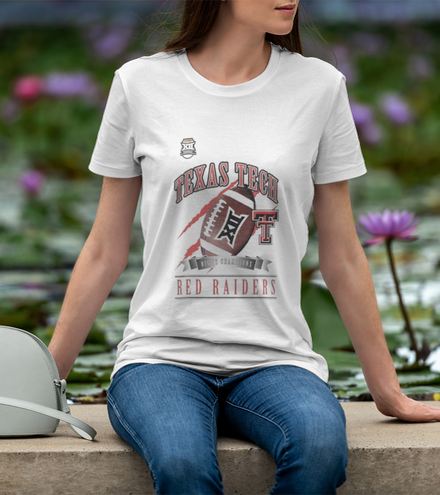Texas Tech Red Raiders Big 12 Football Champions 2025 T-Shirt