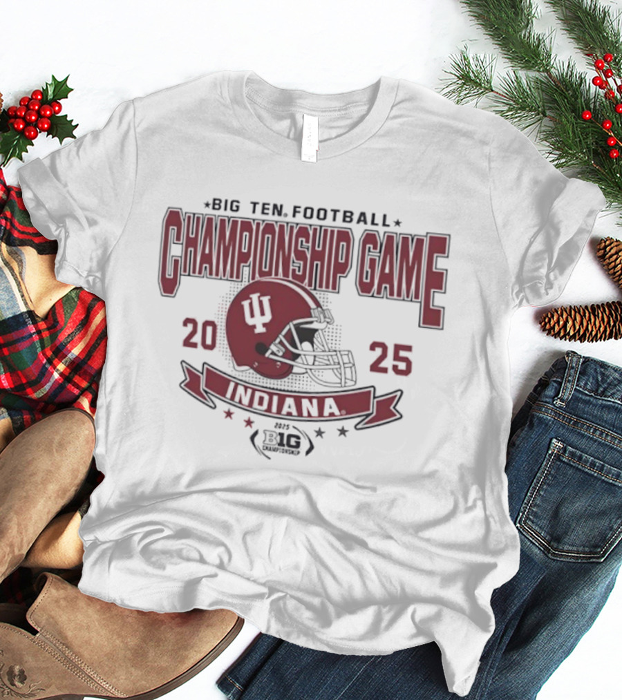 Indiana Hoosiers 2025 Big Ten Football Championship Game T-Shirt