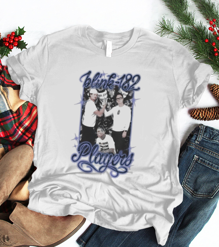 Blink-182 Players Iconic Band Members Portrait T-Shirt