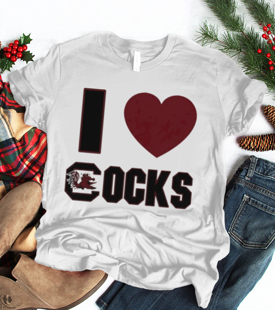 South Carolina Gamecocks I Heart Cocks T-Shirt