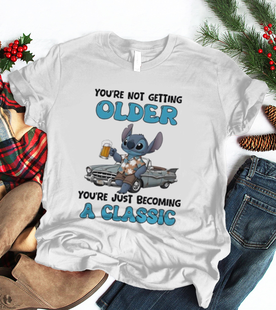Stitch You're Not Getting Older You're Just Becoming A Classic Popsicle Outfit T-Shirt