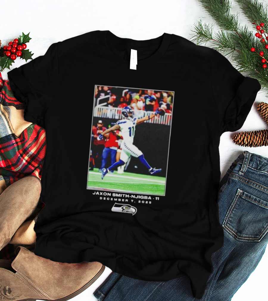 Seattle Seahawks Jaxon Smith-Njigba December 7 2025 NFL Action T-Shirt