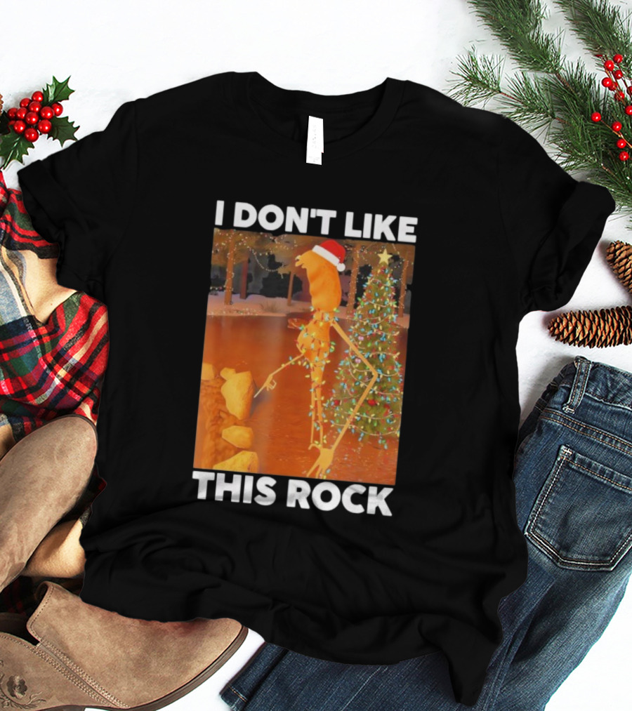 Marcus The Worm Christmas I Don’t Like This Rock T-Shirt
