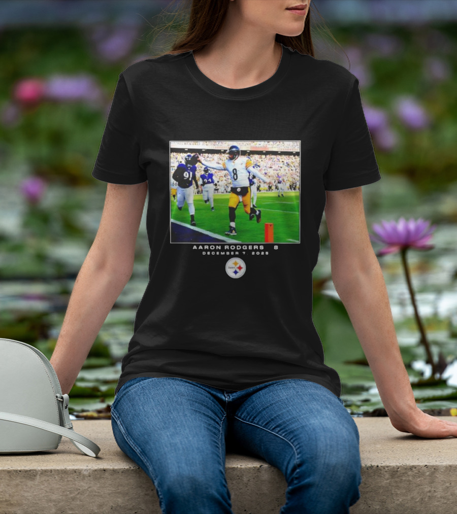 Pittsburgh Steelers Aaron Rodgers December 7 2025 NFL Victory Moment T-Shirt
