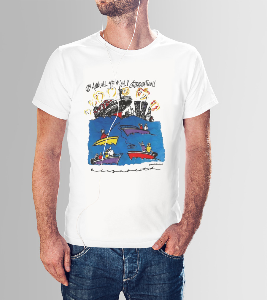 6th Annual 4th Of July Celebration Fireworks And Boating Event T-Shirt